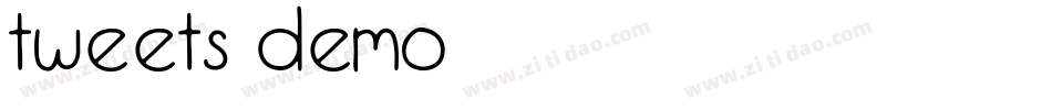 Tweets Demo字体转换